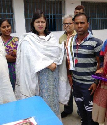 अर्जुन अवार्ड की चाहत रखने वाली धाविका राधिका सम्मानित