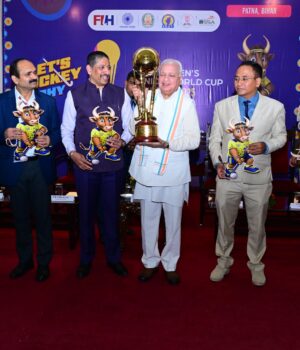 ‘हॉकी मेंस जूनियर वर्ल्ड कप 2025’ के ट्रॉफी का पटना में भव्य स्वागत hockey-games