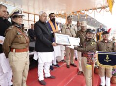 प्रशिक्षु पुलिस अवर निरीक्षक के दीक्षांत परेड समारोह में शामिल हुए मुख्यमंत्री