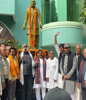 पुण्य तिथि पर स्वतंत्रता सेनानी को दी गई श्रद्धांजलि