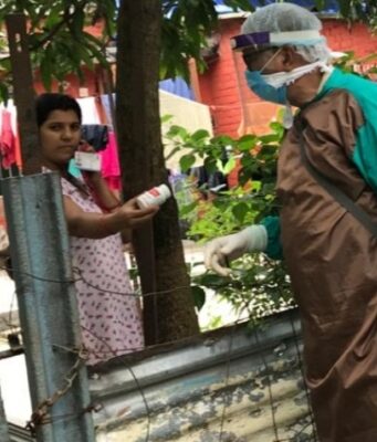 इम्युनिटी बढ़ाने के लिए किया गया आयुर्वेद औषधि का वितरण