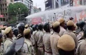 Lathi charge