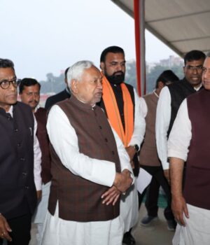 गांधी मैदान में शपथ ग्रहण: तैयारियों का सीएम ने किया निरीक्षण