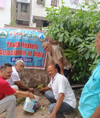 विश्व पर्यावरण दिवस पर YHAI पटना यूनिट द्वारा पौधारोपण YHAI पटना