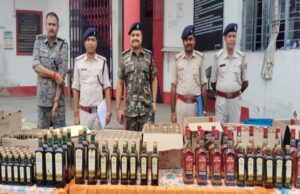 शराब तस्करों से 3700 बोतल शराब बरामद